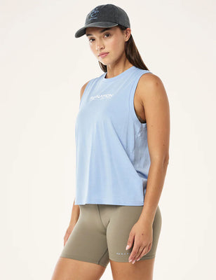 Shuffle Tank - Dusty Blue