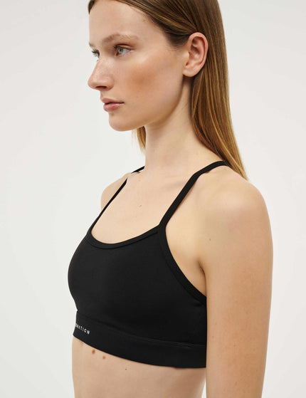 PE Nation Signature Sports Bra - Blackimage4- The Sports Edit