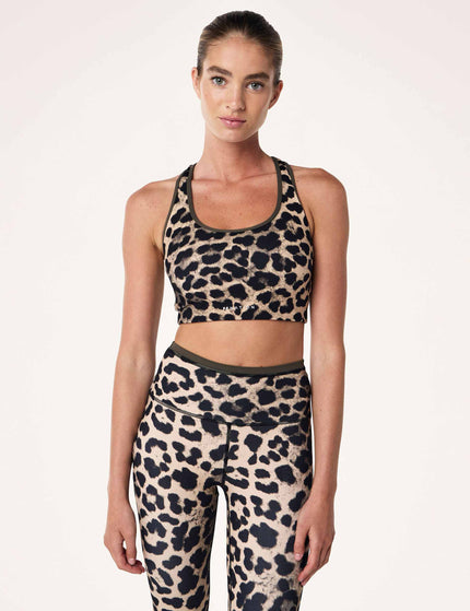 PE Nation Stellar Sports Bra - Leopardimage3- The Sports Edit