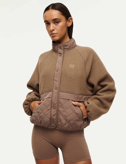 PE Nation Technique Quilt Jacket - Fossilimage1- The Sports Edit