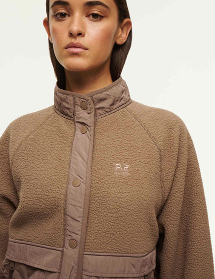 PE Nation Technique Quilt Jacket - Fossilimage3- The Sports Edit