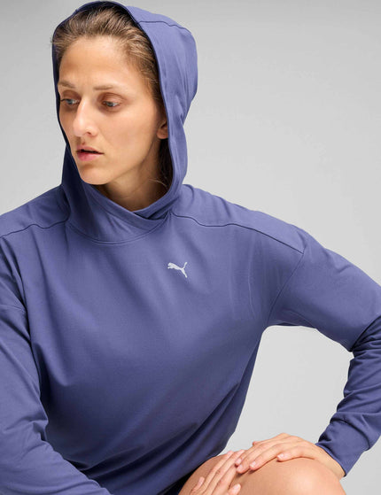 PUMA Cloudspun Hoodie - Blue Crystalimage3- The Sports Edit