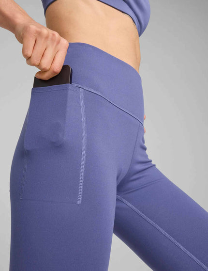 PUMA Cloudspun High Waisted Full-Length Tights - Blue Crystalimage3- The Sports Edit