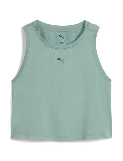 PUMA Cloudspun Sleeveless Tank - Green Moon Heatherimage6- The Sports Edit