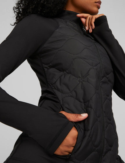 PUMA CLOUDSPUN WRMLBL Padded Running Jacket - Blackimage3- The Sports Edit