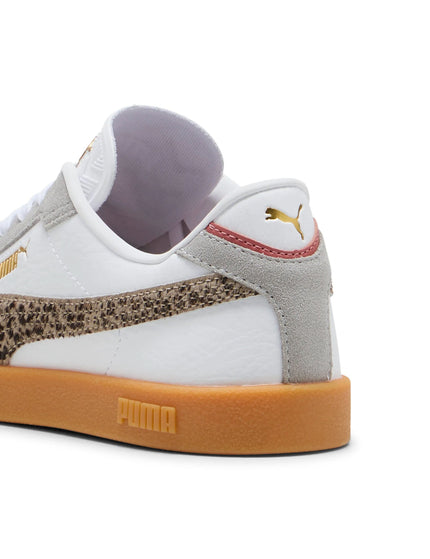 PUMA Club II Era Animal Flair Sneakers - White/Dusky Grey/Grey Echoimage5- The Sports Edit