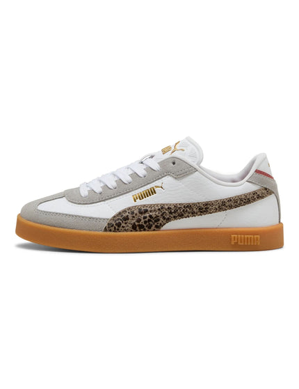 PUMA Club II Era Animal Flair Sneakers - White/Dusky Grey/Grey Echoimage3- The Sports Edit