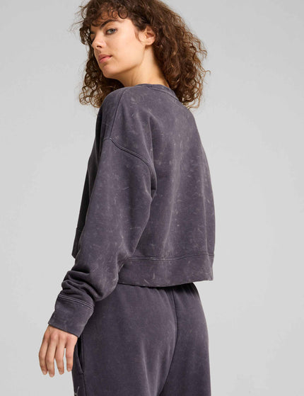 PUMA DARE TO Relaxed Washed Crew - Galactic Greyimage2- The Sports Edit