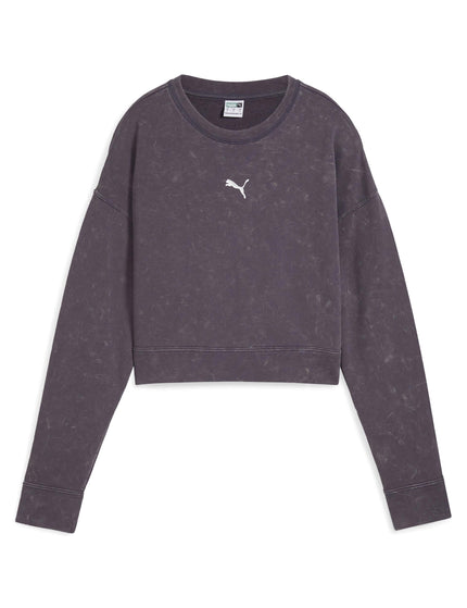 PUMA DARE TO Relaxed Washed Crew - Galactic Greyimage6- The Sports Edit