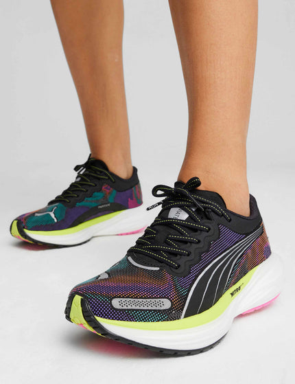 PUMA Deviate NITRO 2 Shoes - Black/Lime Pow/Poison Pinkimage5- The Sports Edit