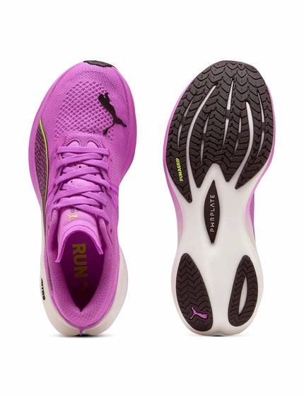 PUMA Deviate NITRO 3 Running Shoes - Pure Magenta/Yellow Alert/Whiteimage4- The Sports Edit