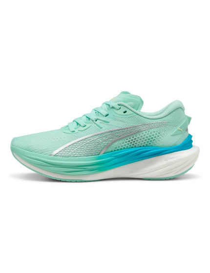 PUMA Deviate NITRO 3 Running Shoes - Mint Melt/Speed Blueimage2- The Sports Edit