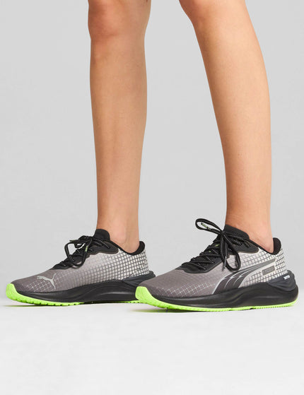 PUMA Electrify NITRO 3 TR Running Shoes - Black/Galactic Grey/Fizzy Appleimage7- The Sports Edit