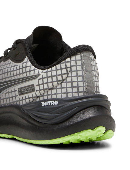 PUMA Electrify NITRO 3 TR Running Shoes - Black/Galactic Grey/Fizzy Appleimage6- The Sports Edit