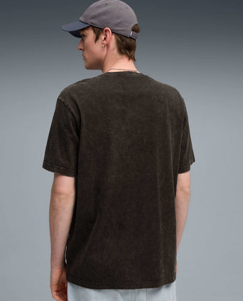 Essentials Elevated Relaxed Wash Tee - Puma Black