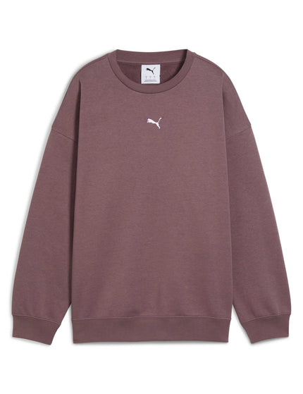 PUMA Essentials Oversized Crew - Raisinimage4- The Sports Edit