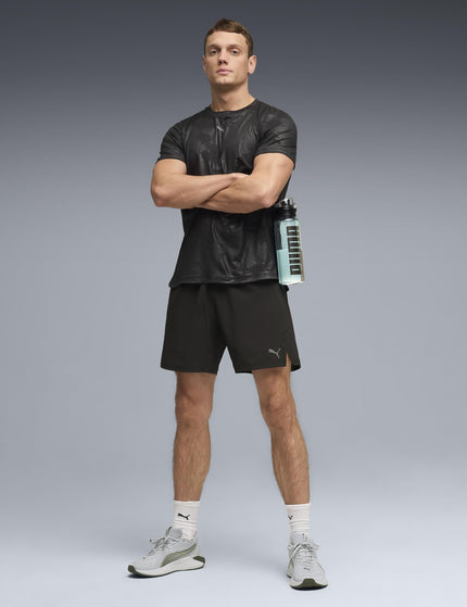 PUMA Cloudspun Embossed Short Sleeve T-Shirt - Puma Blackimages3- The Sports Edit