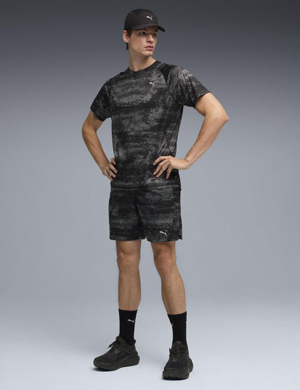 PUMA Velocity All Over Print 7" Running Shorts - Puma Blackimages3- The Sports Edit