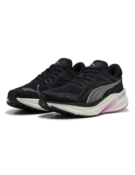 PUMA Magnify NITRO 2 Shoes - Black/Pure Magentaimage2- The Sports Edit