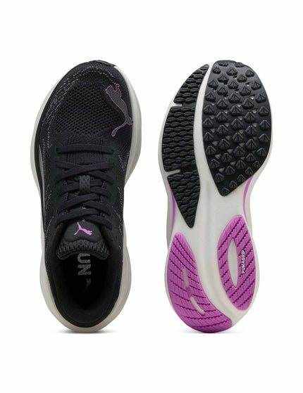 PUMA Magnify NITRO 2 Shoes - Black/Pure Magentaimage4- The Sports Edit