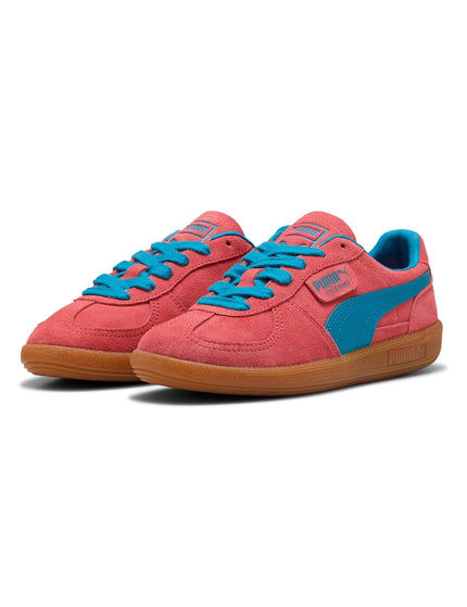 PUMA Palermo Sneakers - Peach Frost/Tropical Blueimage2- The Sports Edit