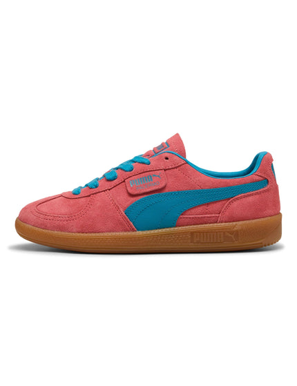 PUMA Palermo Sneakers - Peach Frost/Tropical Blueimage3- The Sports Edit