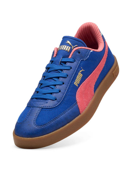 PUMA Puma Club Ii Era Retro Run - Vivid Blue-Peach Frostimages4- The Sports Edit