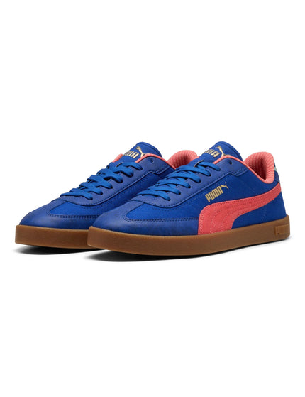 PUMA Puma Club Ii Era Retro Run - Vivid Blue-Peach Frostimages2- The Sports Edit