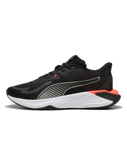 PUMA Pwr Hybrid Tr - Puma Black-Puma White-Glowing Red-Gray Echoimages3- The Sports Edit