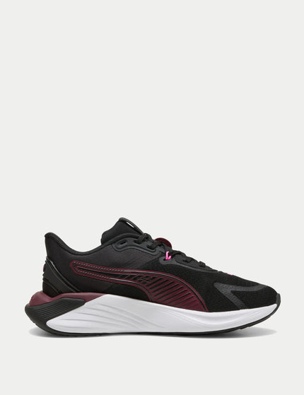 PUMA PWR Hybrid Training Shoes - Black/Ruby Shimmer/Pink Pixelimages1- The Sports Edit