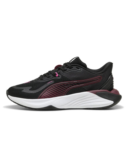 PUMA PWR Hybrid Training Shoes - Black/Ruby Shimmer/Pink Pixelimages4- The Sports Edit