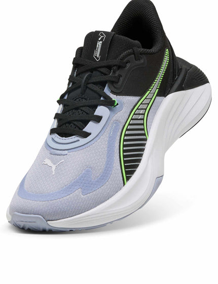 PUMA PWR Hybrid Training Shoes - Cool Weather/White/Green Glareimage3- The Sports Edit