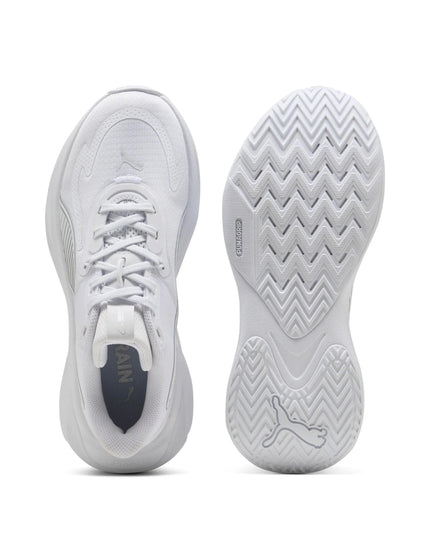 PUMA PWR Hybrid Training Shoes - White/Silverimages3- The Sports Edit