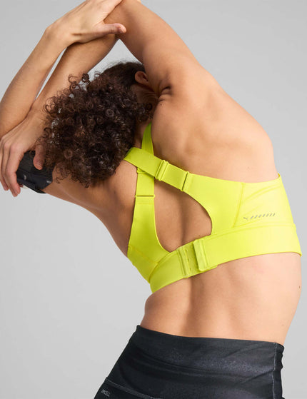 PUMA PWRbreathe Run Bra - Lemon Sherbertimage4- The Sports Edit