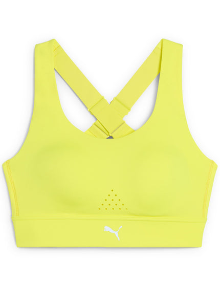 PUMA PWRbreathe Run Bra - Lemon Sherbertimage6- The Sports Edit
