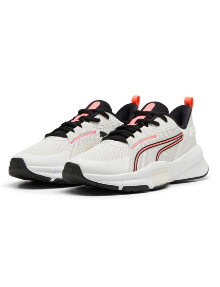 PUMA PWRFrame TR 3 Shoes - Vapor Grey/Black/Sunset Glowimage3- The Sports Edit