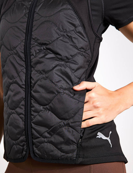 PUMA RUN CLOUDSPUN WRMLBL Padded Vest - Puma Blackimage3- The Sports Edit