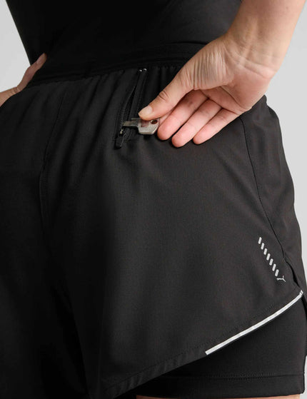 PUMA Run Ultraweave 2-in-1 4" Shorts - Blackimage4- The Sports Edit