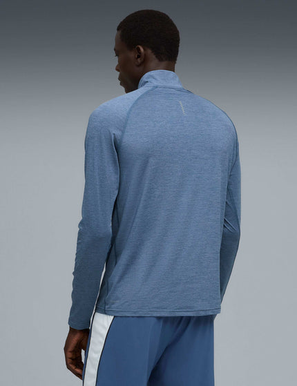PUMA Run Velocity Cloudspun 1/4 Zip - Dark Indigo-heatherimage2- The Sports Edit