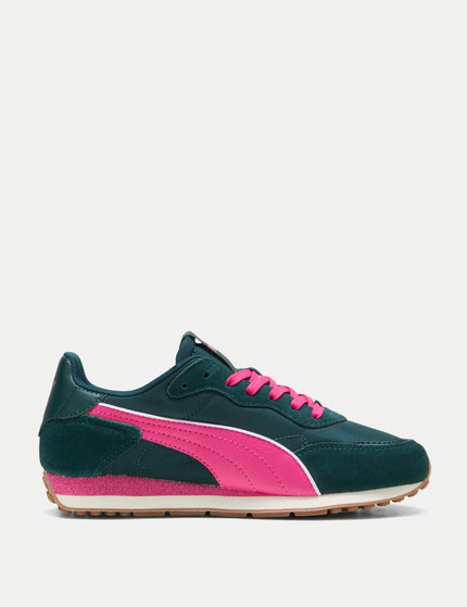 PUMA ST Miler Rose Sneakers - Green Terrain/Posie Pink/Gumimages1- The Sports Edit