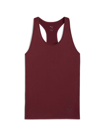 PUMA TAD Essentials Racerback Tank - Ruby Shimmerimage4- The Sports Edit