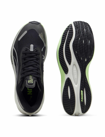 PUMA Velocity NITRO 3 GTX Running Shoes - Black/Silver/Fizzy Appleimage4- The Sports Edit