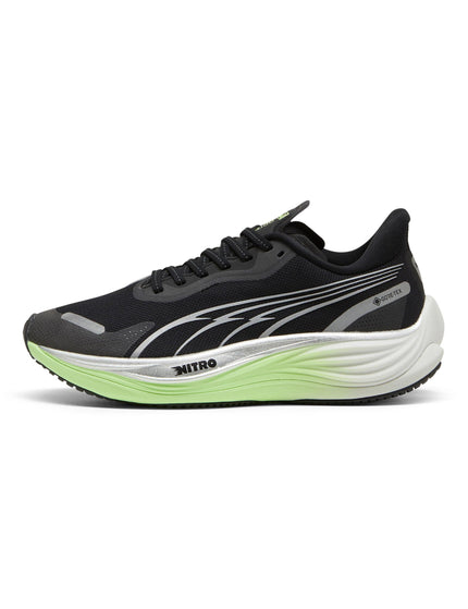 PUMA Velocity NITRO 3 GTX Running Shoes - Black/Silver/Fizzy Appleimage2- The Sports Edit