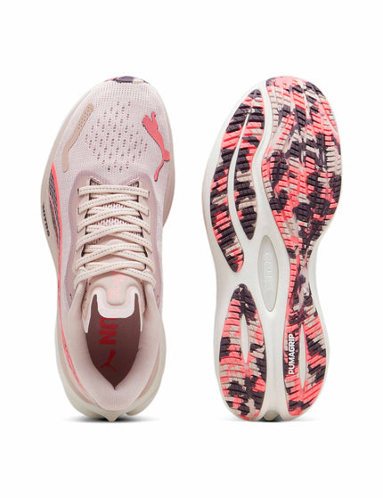 PUMA Velocity NITRO 3 Shoes - Mauve Mist/Sunset Glowimage4- The Sports Edit