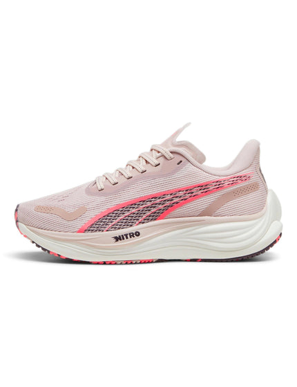 PUMA Velocity NITRO 3 Shoes - Mauve Mist/Sunset Glowimage2- The Sports Edit