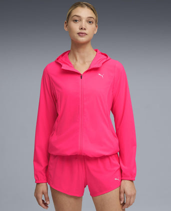 Velocity Woven Running Jacket - Pure Pink