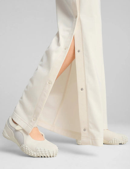 PUMA Wardrobe Ess Low Rise Popper Pants - Alpine Snowimage4- The Sports Edit