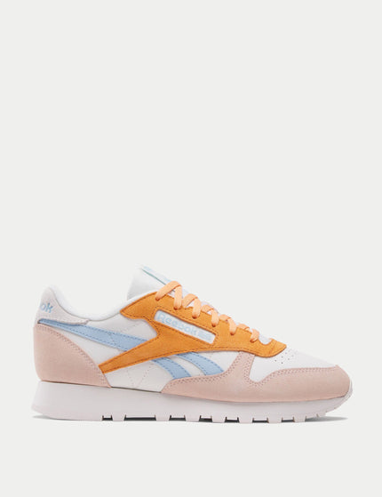 Reebok Classic Leather Shoes - Chalk/Washed Clay/Soft Blueimage1- The Sports Edit