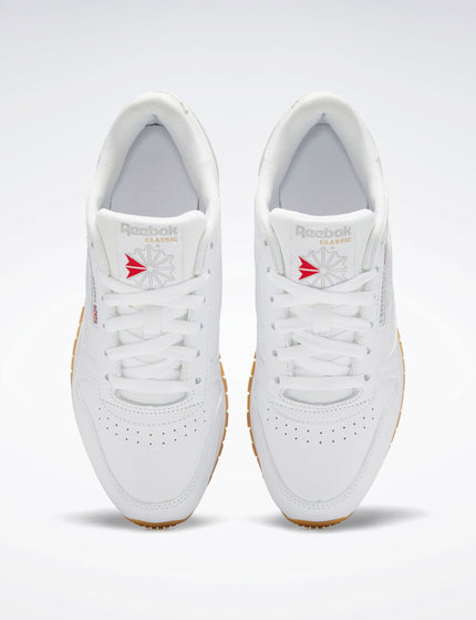 Reebok Classic Leather Shoes - Cloud White/Pure Grey 3/Reebok Rubber Gum-03images4- The Sports Edit