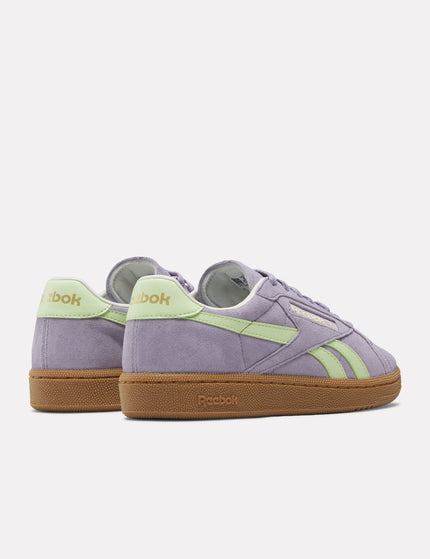 Reebok Club C Grounds Shoes - Dusk Purple/Astro Lime/Gumimage3- The Sports Edit